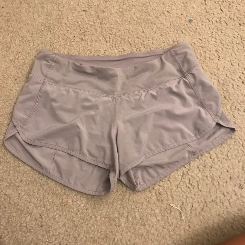 Grey lululemon shorts